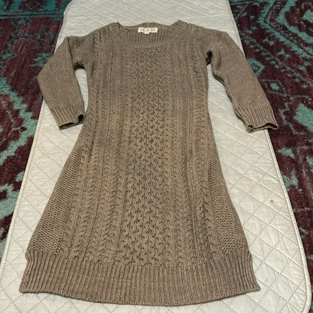 Pink Rose sweater tunic